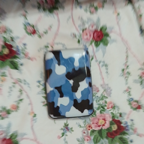 ♡Blue and Black Camouflage Business Card Case♡ - Picture 13 of 13
